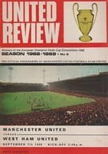 Manchester United v West Ham United 07-Sep-1968