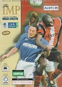 Lincoln City v Wigan Athletic 15-Aug-1998