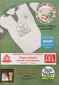 Hereford United v Wigan Athletic 10-Sep-1994