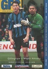 Gillingham v Wigan Athletic 15-Apr-2000