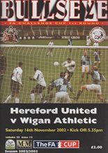 Hereford United v Wigan Athletic 16-Nov-2002