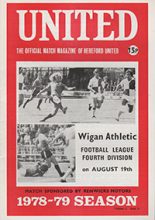 Hereford United v Wigan Athletic 19-Aug-1978