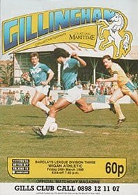 Gillingham v Wigan Athletic 24-Mar-1989