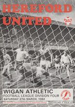 Hereford United v Wigan Athletic 27-Mar-1982