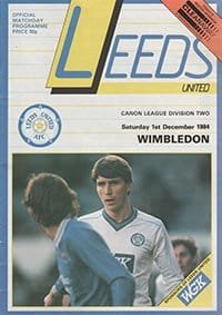 Leeds United v Wimbledon 01-Dec-1984