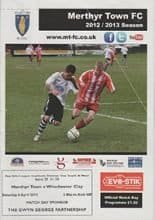 Merthyr Town v Winchester City 06-Apr-2013