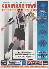 Grantham Town v Witney Town 16-Dec-2000