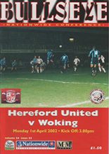 Hereford United v Woking 01-Apr-2002