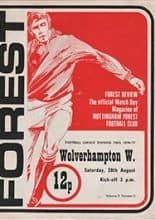 Nottingham Forest v Wolverhampton Wanderers 28-Aug-1976