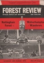 Nottingham Forest v Wolverhampton Wanderers 29-Aug-1970