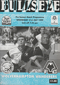 Hereford United v Wolverhampton Wanderers 21-Jul-1999
