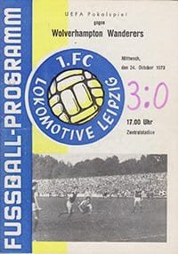 Lokomotive Leipzig v Wolverhampton Wanderers 24-Oct-1973