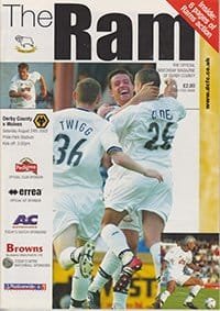 Derby County v Wolverhampton Wanderers 24-Aug-2002