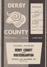 Derby County v Wolverhampton Wanderers 26-Dec-1966