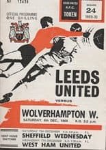 Leeds United v Wolverhampton Wanderers 06-Dec-1969
