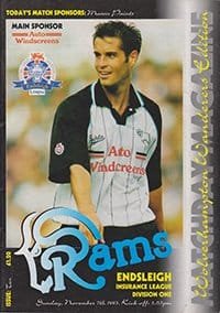 Derby County v Wolverhampton Wanderers 07-Nov-1993