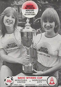 Hereford United v Worcester City 20-Apr-1983