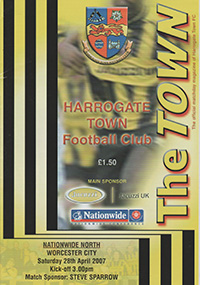 Harrogate Town v Worcester City 28-Apr-2007