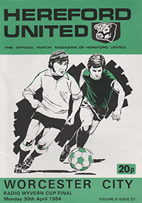 Hereford United v Worcester City 30-Apr-1984
