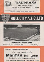 Hull City v Workington 15-Jan-1966