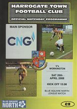 Harrogate Town v Workington 26-Apr-2008