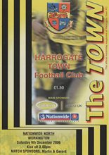 Harrogate Town v Workington 09-Dec-2006