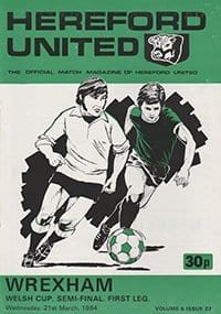 Hereford United v Wrexham 21-Mar-1984