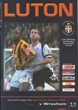 Luton Town v Wrexham 06-Nov-2004