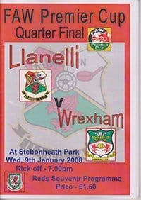 Llanelli v Wrexham 09-Jan-2008