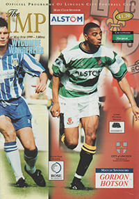 Lincoln City v Wycombe Wanderers 08-May-1999