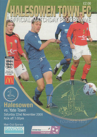 Halesowen Town v Yate Town 22-Nov-2008