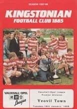 Kingstonian v Yeovil Town 19-Jan-1988