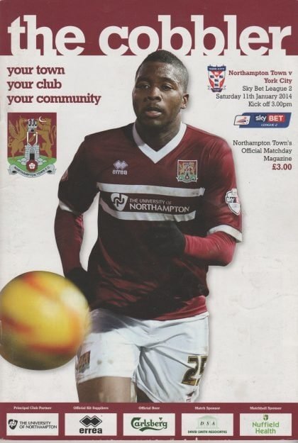 Northampton Town v York City 11-Jan-2014