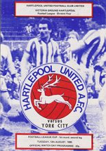 Hartlepool United v York City 12-Aug-1980
