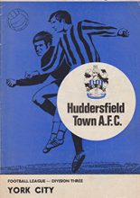 Huddersfield Town v York City 16-Apr-1974