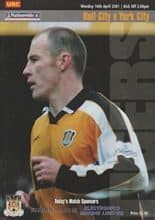 Hull City v York City 16-Apr-2001