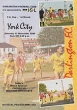 Darlington v York City 17-Nov-1990