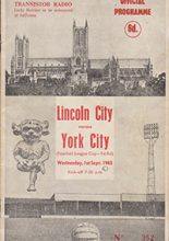 Lincoln City v York City 01-Sep-1965