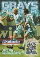 Grays Athletic v York City 20-Aug-2005