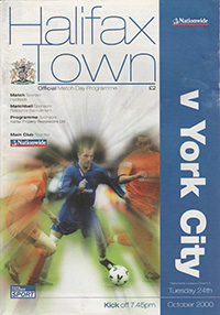 Halifax Town v York City 24-Oct-2000