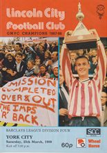 Lincoln City v York City 25-Mar-1989