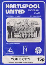 Hartlepool United v York City 26-Dec-1979