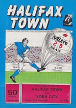 Halifax Town v York City 26-Dec-1983