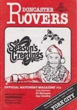 Doncaster Rovers v York City 26-Dec-1987