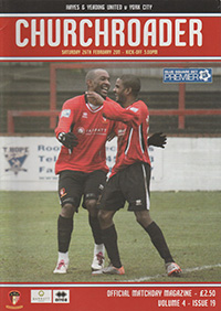 Hayes & Yeading United v York City 26-Feb-2011