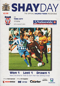 Halifax Town v York City 29-Aug-2005