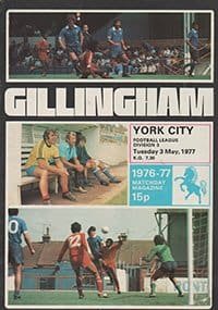 Gillingham v York City 03-May-1977