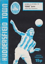 Huddersfield Town v York City 04-Nov-1978