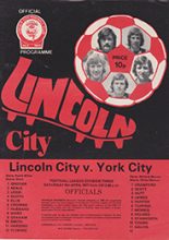 Lincoln City v York City 09-Apr-1977