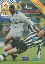 Leeds United v Aston Villa 29-Apr-1995